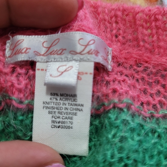 Mohair Wool Open Knit Sweater Size Small - Picture 3 of 3